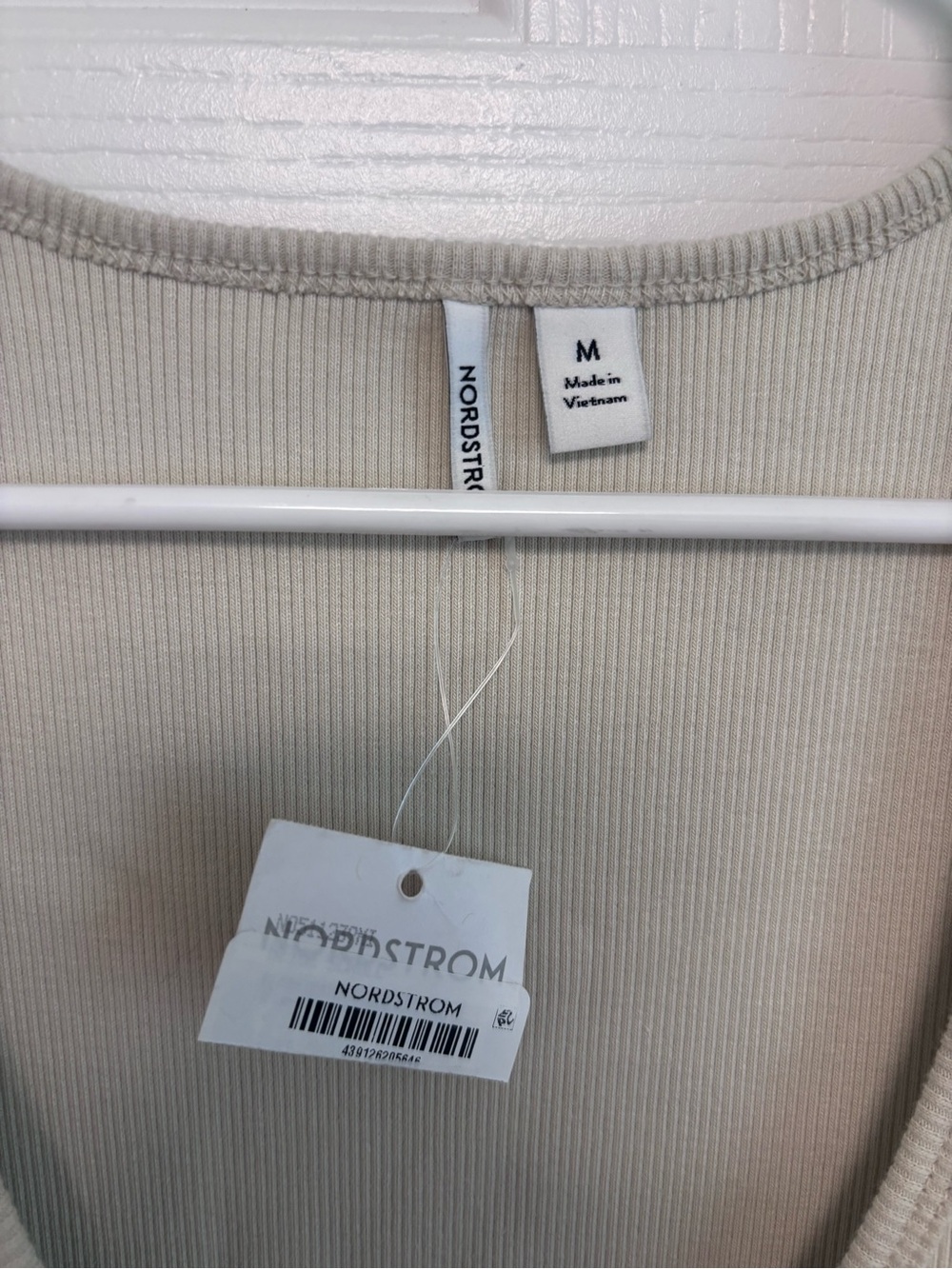 Nordstrom Beige Tank Bodice Satin Skirt Dress - Picture 2 of 12